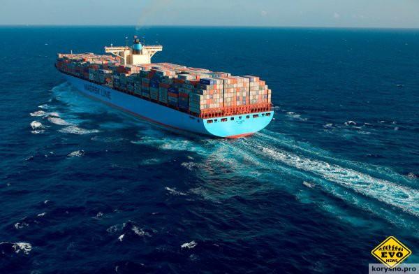 Emma Maersk – самый длинный контейнеровоз