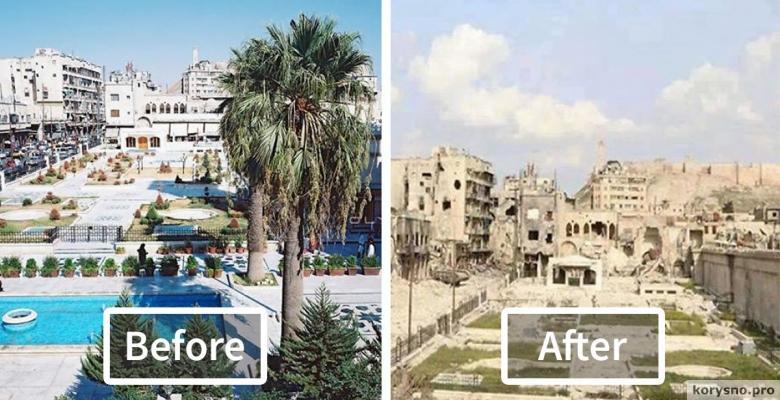13 фото о том, во что война превратила главный город Сирии