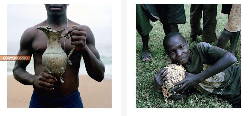 Как дети в Африке в футбол играют (фото)