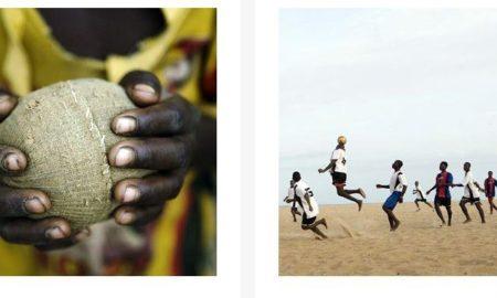 Как дети в Африке в футбол играют (фото)