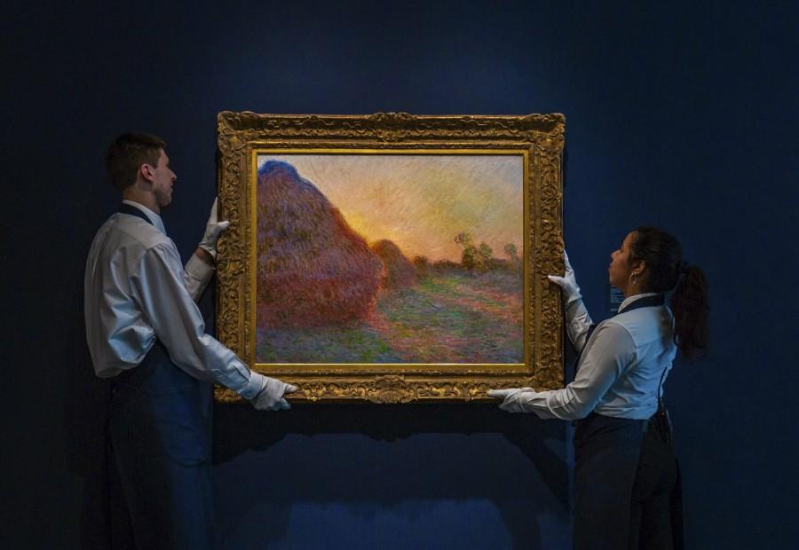 Работа Клода Моне "Cтога" 1897 года ушла 14 мая 2019 года на вечернем аукционе Sotheby's за 110,7 миллионов USD в коллекцию немецкого предпринимателя.