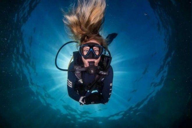 Удивительные кадры дайвера и подводного мира